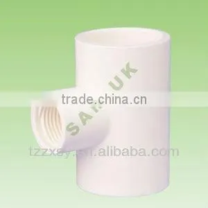 SCH40 PVC DRINKING WATER PIPE FITTINGS REDUCING THREAD TEE thumbnail-1