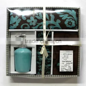 Bath Room Set With Shower Curtain,Ceramic,Towel thumbnail-1