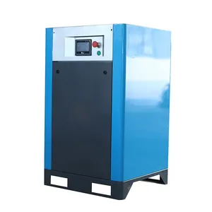 7.5KW 10Hp Industrial Permanent Magnet Variable Frequency Screw Air Compressor for Woodworking Machine for Sale thumbnail-2