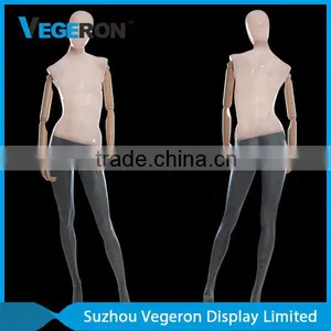 High Quality Fiberglass Stand Flexible Female Mannequin thumbnail-6