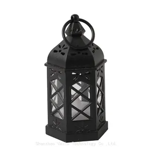 Retro Metal Lantern Lamps, LED Candle Light for Home & Party Decorative Wholesale thumbnail-2