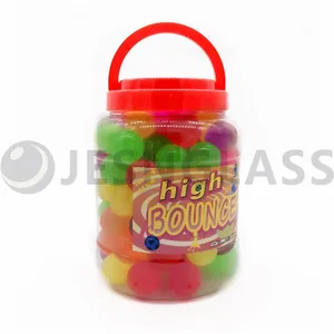 Hot Sale High Bouncy Ball Children's Toy Rubber Balls PET Bottle Package thumbnail-2