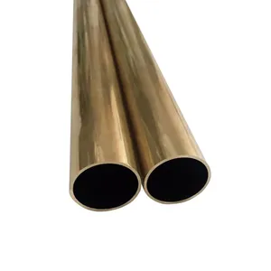 C26000 Brass Pipe Cuzn30 Brass Rod Tube Copper Hollow Bar thumbnail-4