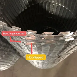Razor Wire/cone-belly Razor Wire, Suitable for Security Fencing/galvanized Wire Mesh thumbnail-2
