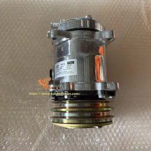 ORIGINAL SDLG Air Condition Compressor 4190002758 APPLY FOR SDLG MOTOR GRADER G9138F G9165F G9180 G9190F thumbnail-1