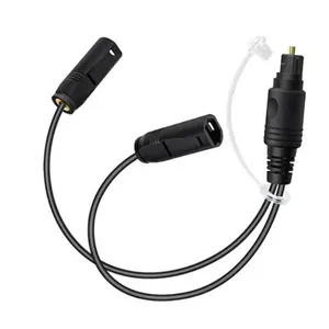 Customized 1 to 2 Passive Optical Toslink Splitter Cable Male to Female thumbnail-1