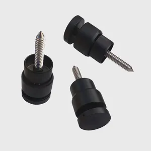 Stainless Steel Standoff Free Samples 30mm Diameter SS304 Solid Matte Black Finish Heavy Duty thumbnail-1