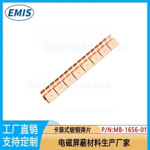 EMC EMI Strips Becu Spring SMD Gold Spring EMI Spring EMC Room Becu Gaskets Quality Warranty Over 3 Years thumbnail-3