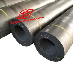 Jilin Carbon Graphite Electrode UHP HP RP Grade for EAF Steel Mill and Industrial Furnace thumbnail-5