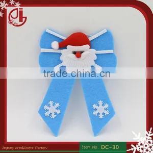 New Year Ornaments Santa Claus Supplies Christmas Trees Decoration Bowknot Pendant Dropshipping thumbnail-1
