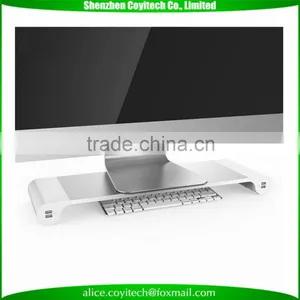 Multifunctional Laptop Computer Monitor Holder Bracket With Usb Hub and Keyboard Tidy thumbnail-2