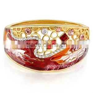 24k Gold Dubai Jewelry Wholesale Beautiful Artificial Bangles Jewellery thumbnail-1