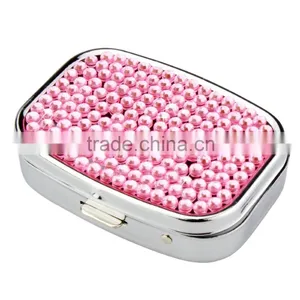 Bling Crystal Pill Case / Pill Organizer / Pill Container thumbnail-3