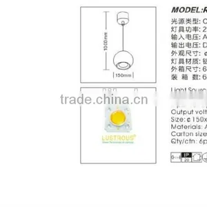 Modern Lighting OF Indoor 25W COB LED Pendant Lighting thumbnail-4