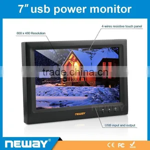7 Inch Without Speaker Car Lcd Resisitive Touch Usb Monitor thumbnail-1