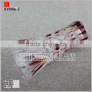 Hand Blown Hanging Glass Vase on China thumbnail-1