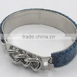 Handsome Bangles Personalized Bangles Leather Bangles Special Clasp Bangles thumbnail-1