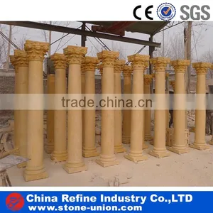 Spain Beigh Natural Stone Roman Doric Columns and Pillars for Sale thumbnail-3