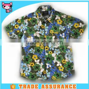 Full Cotton Colorful Children Hawaiian Shirt for Kid thumbnail-1