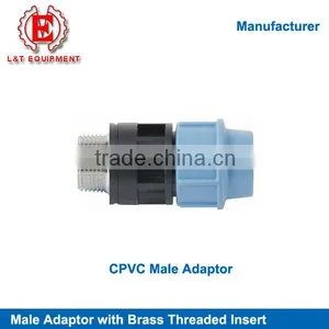 Male Adaptor With Brass Threaded Insert CPVC Pipe thumbnail-1