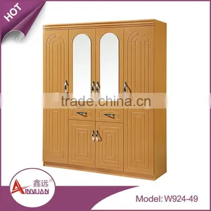 Foshan Modern Bedroom Almirah Wardrobe Cheap 4 Door Mdf Wood Almirah Designs in Bedroom thumbnail-2