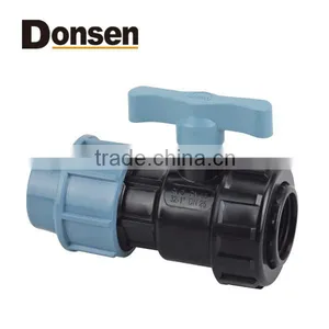 2014Single Union Ball Valve PN16(Female Thread and ST) PVC VALVE thumbnail-1