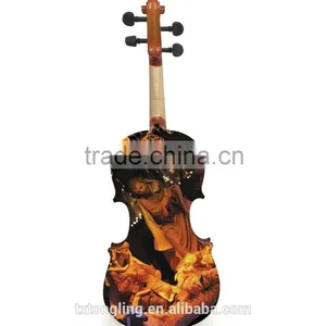 Christmas Theme Art Violin Style Ornament thumbnail-4