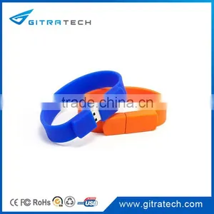Free Sample Promotion 1 Dollar USB Flash Drive Bracelet USB Wristband USB Flash Memory Stick Quality Choice thumbnail-4