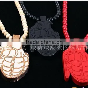 Hip Hop Wood Pendant thumbnail-1