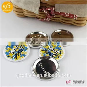 Factory Manufacture Custom Printed Pin Badge Button Badge/diy Metal Badge thumbnail-2