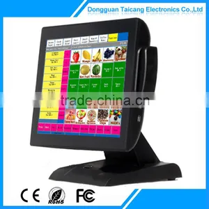 ATOM D2550 N2800 J1900 1037U CPU 15" Pos Touch Screen Monitor For Pos Machine thumbnail-4