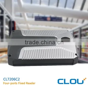 Four-port Rfid Fixed Reader Writer, 15m Long Range Rfid Reader, Uhf Rfid Reader With Linux OS thumbnail-4