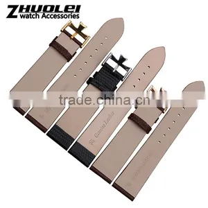 18|20mm High Quality Leather Strap Watch Band With Stainless Steel Buckle Wholesale 3PCS thumbnail-4