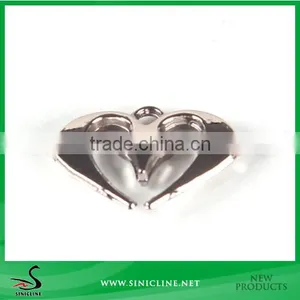 Sinicline Silver Color Metal Jewelry Tag With Customer Design thumbnail-1