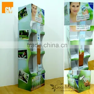 Corrugated Cardboard Promotional Pharmacy Display Shelf thumbnail-2