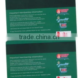China Manufacturer Laser Sequenitial Number Business Card thumbnail-1