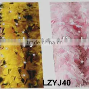 Fluffy Turkey Feather Chandelle Boa LZYJ40 thumbnail-1