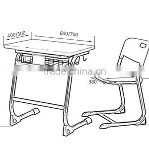 Cheap School Desk Set Student Tables Chair Sets Adjustable Desk thumbnail-3