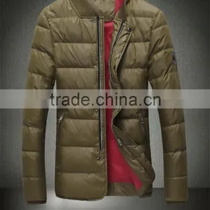 Custom 2015 Menswear New Feather Coat in Winter Eiderdown Outerwear Men's Down Jacket Casual Jacket Men Suit thumbnail-1