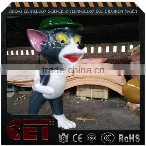Tom and Jerry Fiberglass Jerry Statue Interesting Cartoon Figures Sculpture thumbnail-4