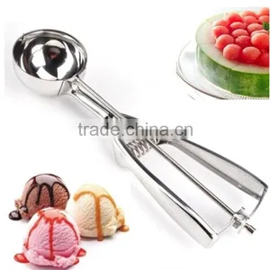 3 Pcs Stainless Steel Ice Cream Scoop Practical Ice Cream Stacks Tools Eco-Friendly Small Middle Large Spoons thumbnail-2