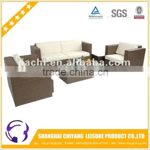 Rattan Corner Sofa Sets Outdoor Rattan Patio Furniture thumbnail-1