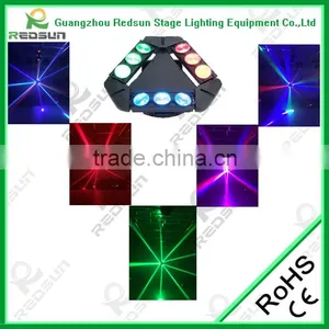LED 3*3 Spider Light 8pcs*10w RGBW 4IN1 Charming Stage /party/club/party/christmas/house Decor Concert dj Moving Head Light thumbnail-6