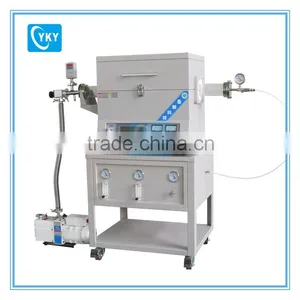 CE Certified 1200 Degree High Vacuum Two Way Gas Flowmeter,Thermal CVD Furnace for Sale thumbnail-1