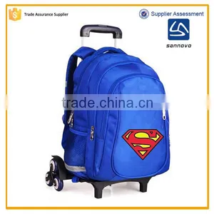 2016 China Sannovo Wholesale Latest Fashion Superman School Trolley Bags for Boys Supplier's Choice thumbnail-2
