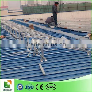 Normal Specification and Commercial Application Tin Roof Brackets Solar Kit Price per Walt Solar Panel thumbnail-1