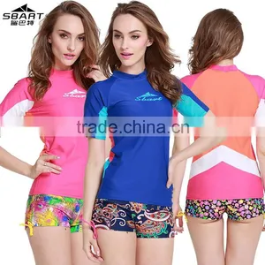 2016 Top Selling Sun Protection Waterproof Short Sleeve Surfing Wetsuit Cloth thumbnail-1