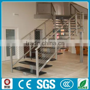 Indoor Decorative Oak Iron Straight Stairs, Staircase Supplier -YUDI thumbnail-3