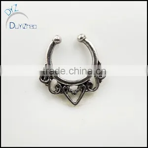 Custom Fashion Nose Ring Septum Piercing Clicker Jewelry Quality Choice thumbnail-1