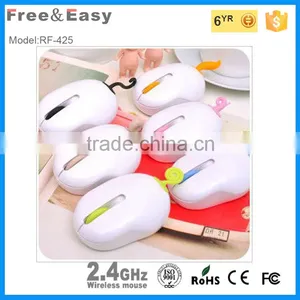 Cute 2.4Ghz Wireless Animal Shaped Gift Mouse for Promotion thumbnail-3